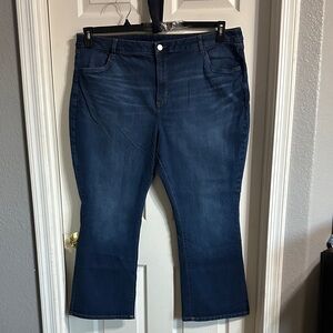 Women's Bootcut EVRI Jeans Size 22WS Like New Boot Cut 22W Short
